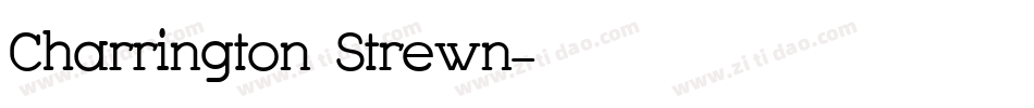 Charrington Strewn字体转换